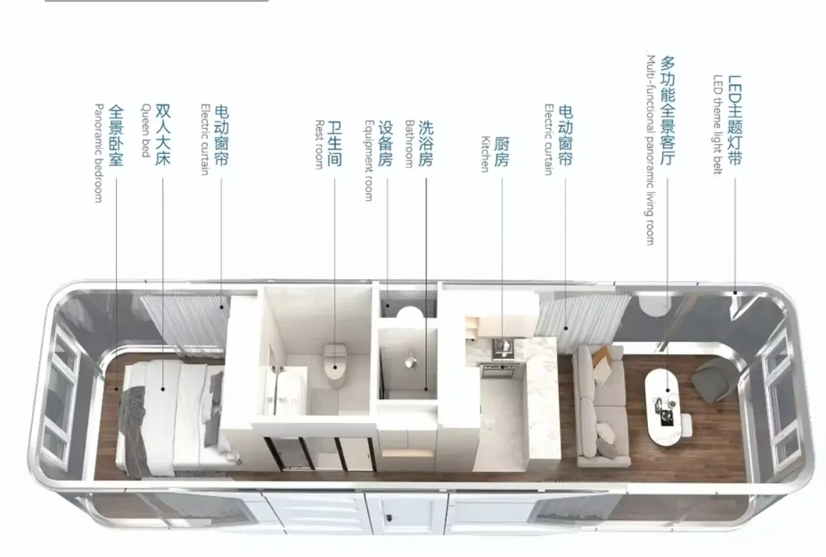 Luxury Apple Cabin House Luxury Apple Cabin House